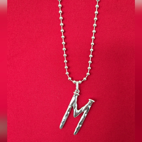 Uno de 50 • Initial M • Silver plated • Large - Picture 10 of 12